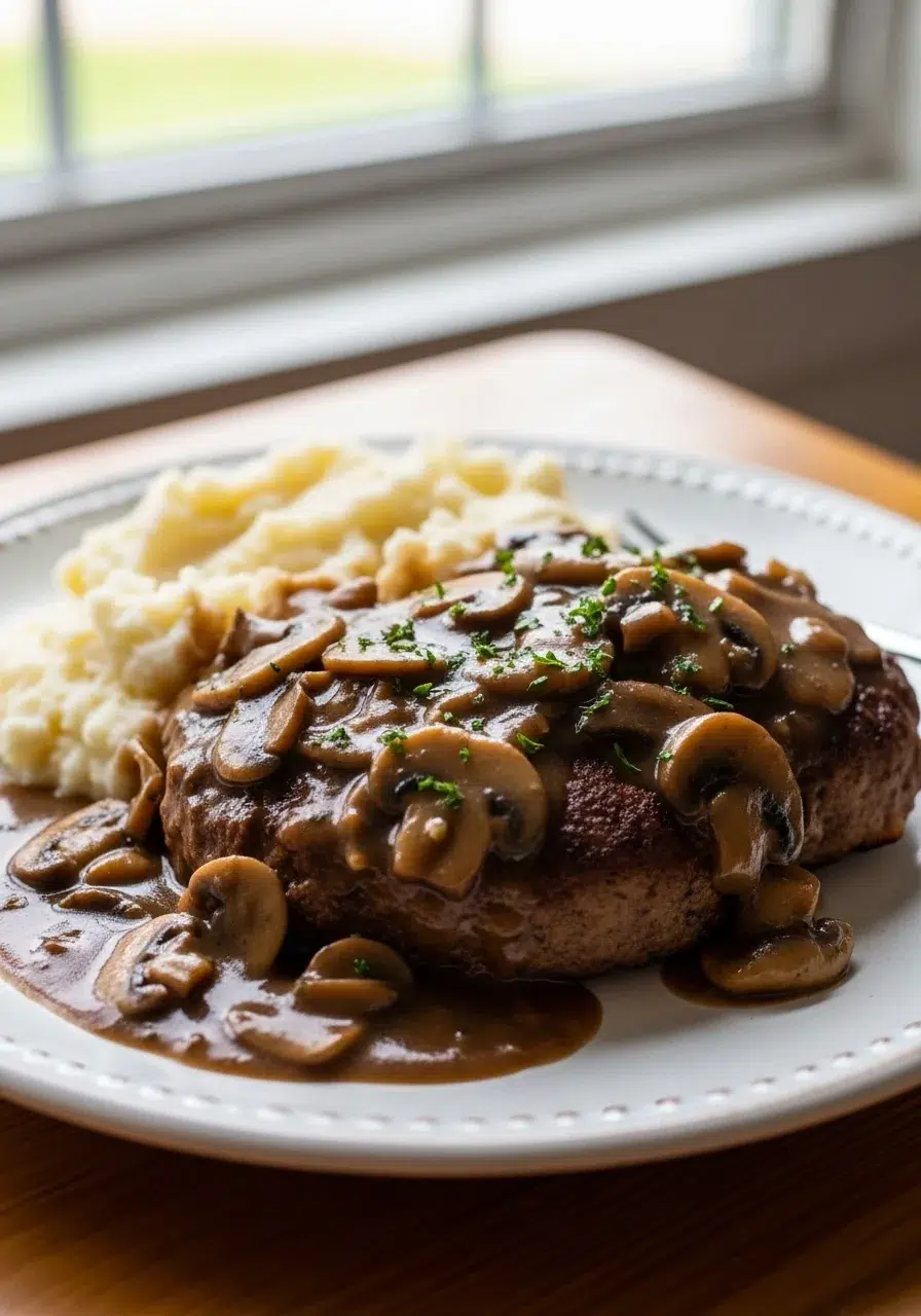 Slow Cooker Salisbury Steak: Easy Recipe