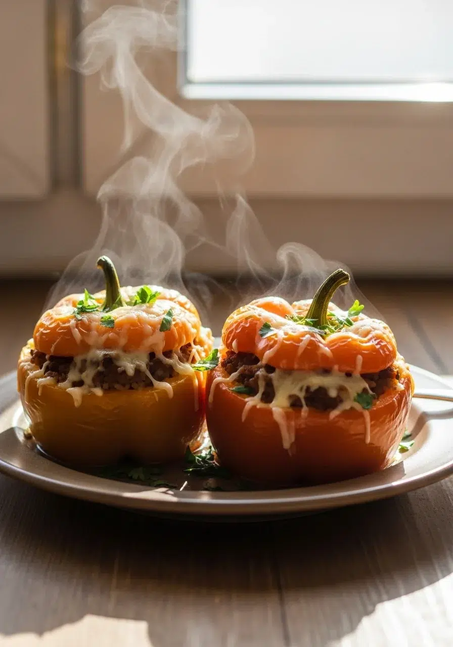 Slow Cooker Stuffed Bell Peppers Recipe