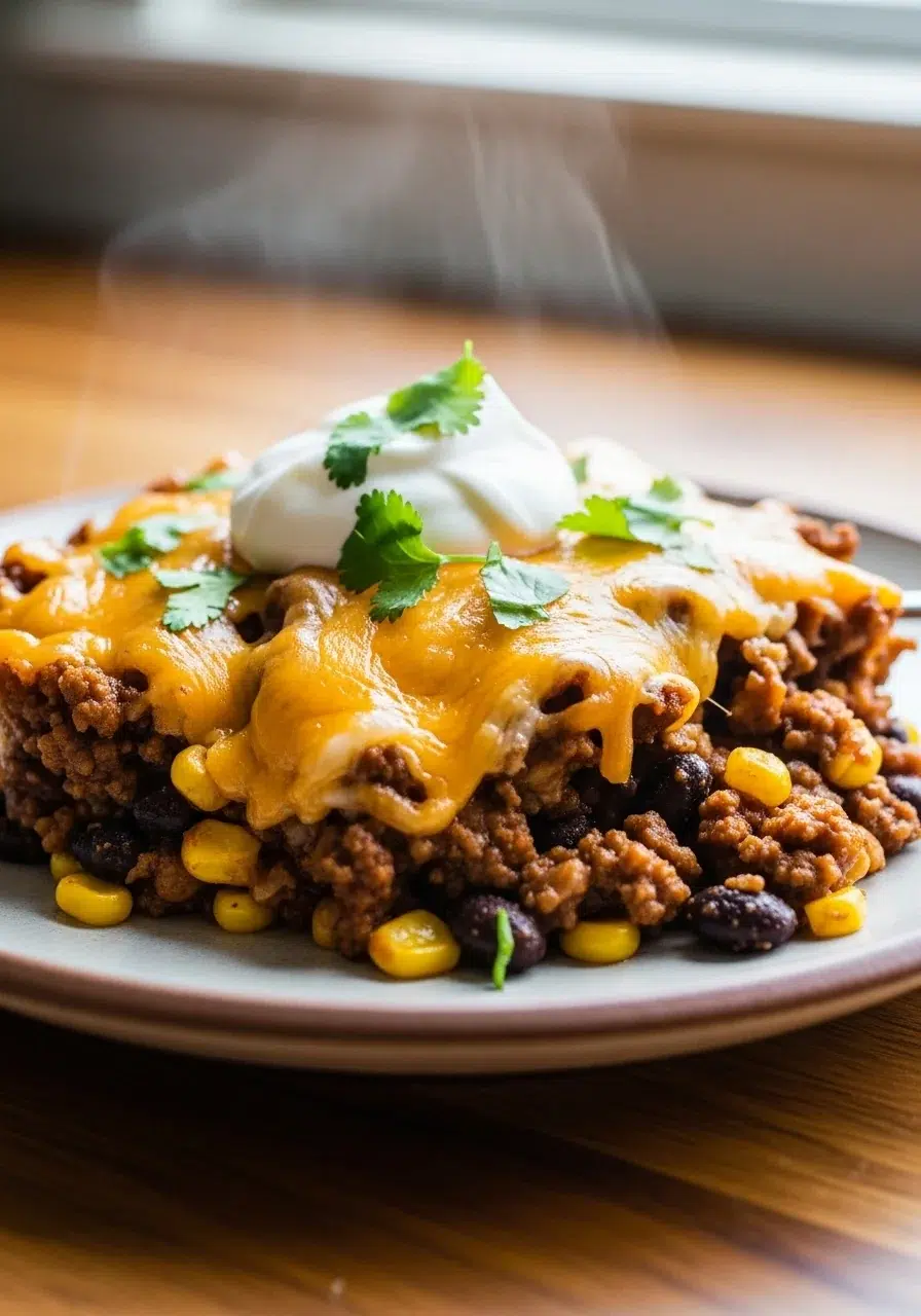 Crockpot Taco Casserole: Quick & Tasty Meal