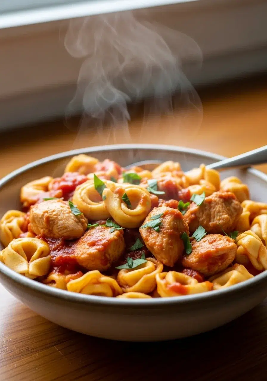 Crockpot Chicken Tortellini: Easy Comfort Food