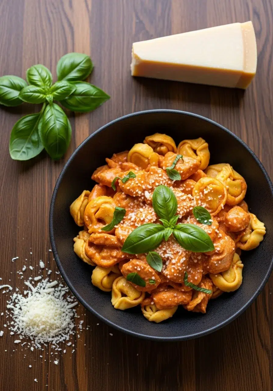 Crockpot Chicken Tortellini: Easy Comfort Food - cooking process