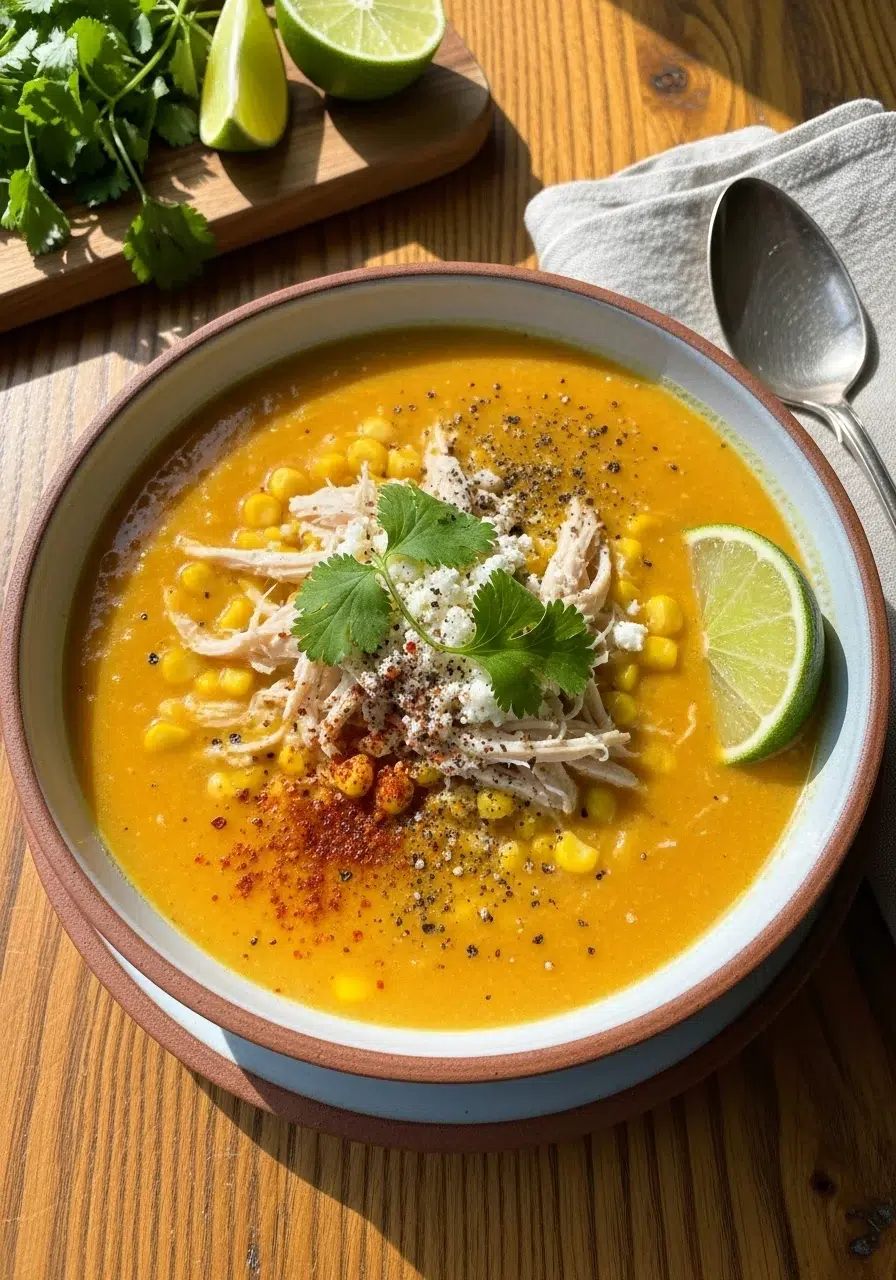 Mexican Street Corn Soup: Crockpot Recipe - cooking process