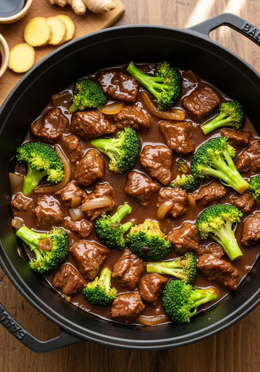 Crock Pot Beef and Broccoli: Mouthwatering Recipe - cooking process