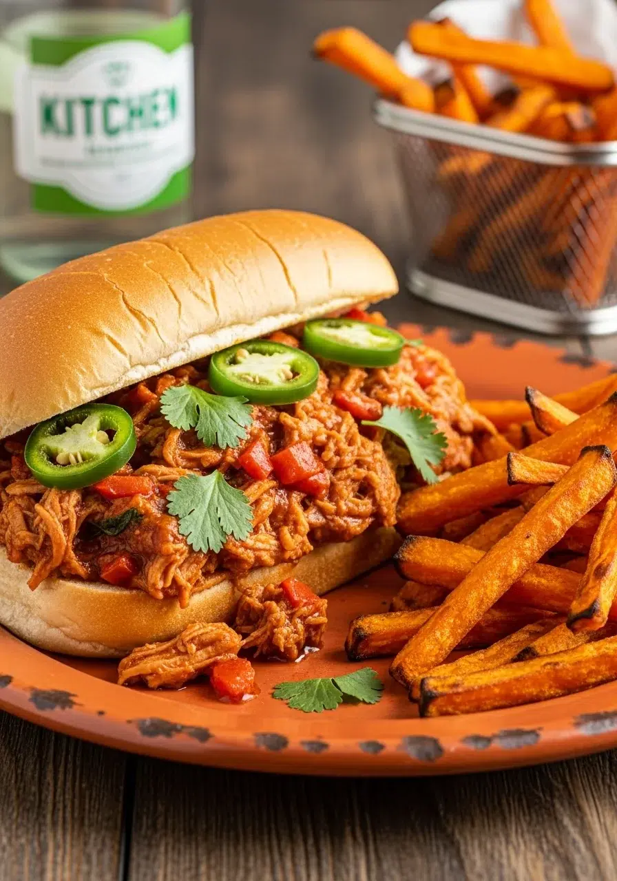 Cajun Chicken Sloppy Joes: Easy Recipe - final dish