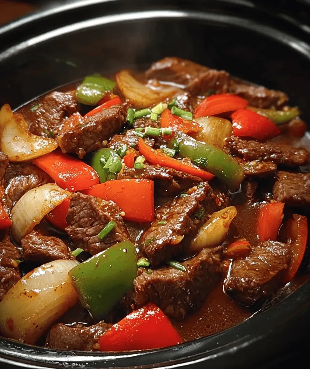 Pepper Steak in a Crock Pot: Easy Meal