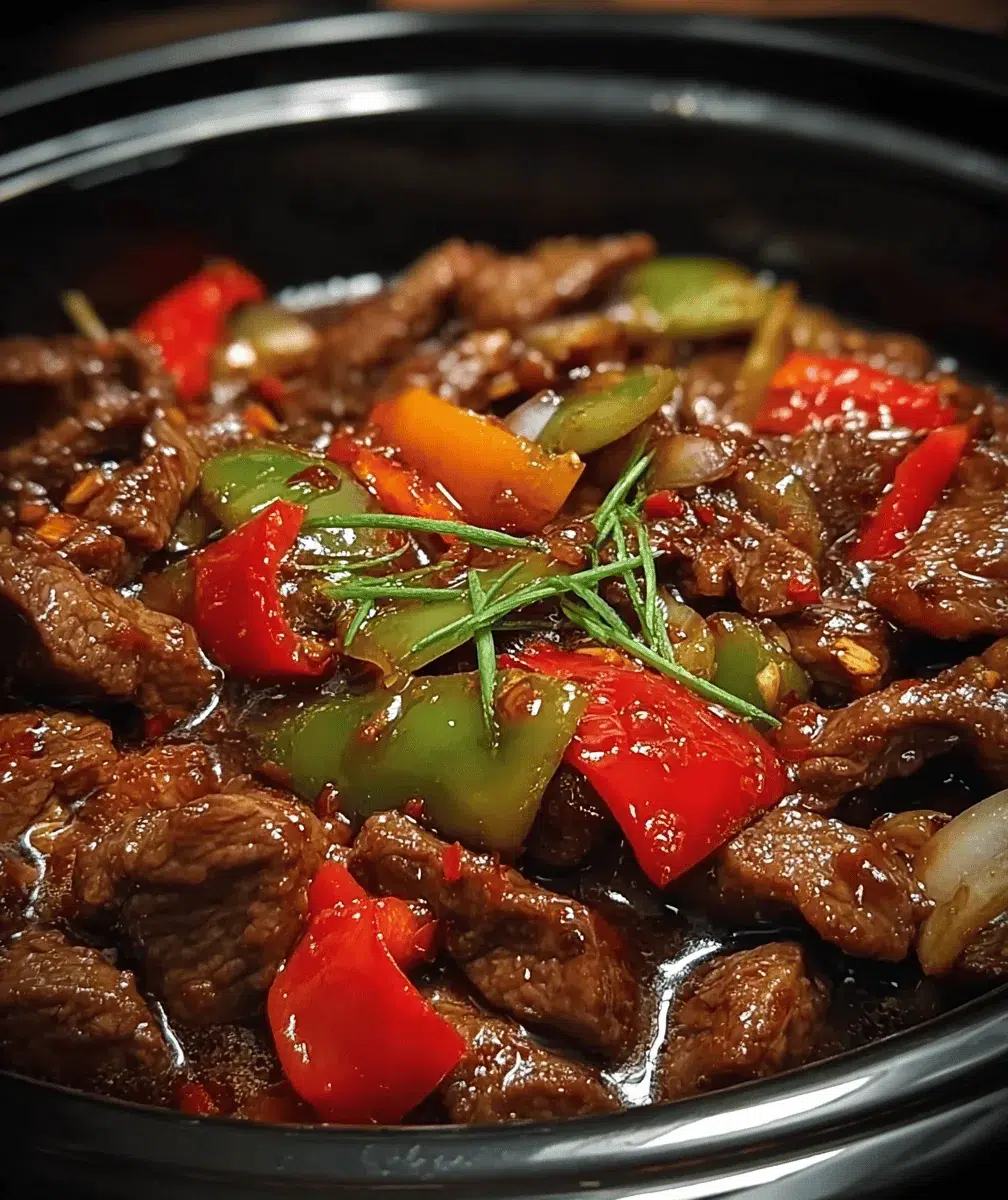 Pepper Steak in a Crock Pot: Easy Meal