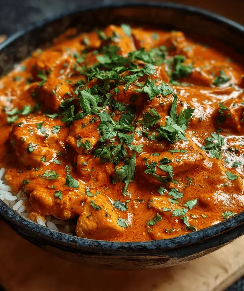 Slow Cooker Butter Chicken: Easy Recipe - cooking process
