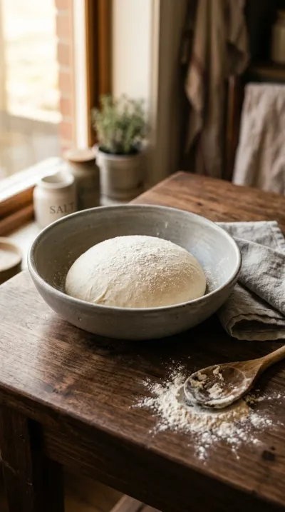 Quick Sourdough Pizza Dough – Easy Chewy Crust