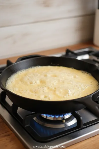 American Pancakes Recipe - ingredients preparation