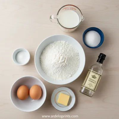 American Pancakes Recipe for Fluffy Breakfast - cooking process