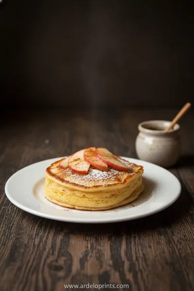 Easy Apple Pancakes Recipe - ready to serve