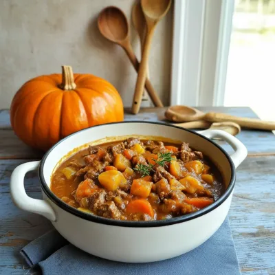 Autumn Harvest Beef Stew: Incredible Fall Recipe