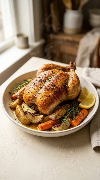 Perfect Roast Chicken with Crispy Skin