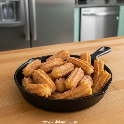 Easy Baked Churro Bites