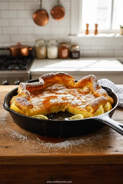 Baked German Pancake Recipe - Quick Oven Pancakes