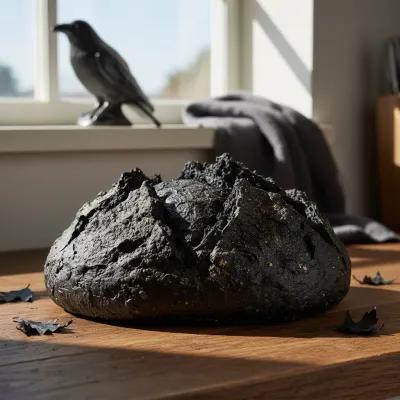 Black Halloween Brimstone Bread