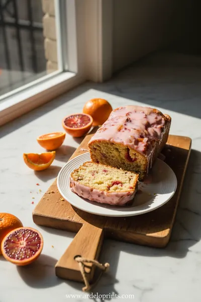 Blood Orange Loaf Cake Recipe