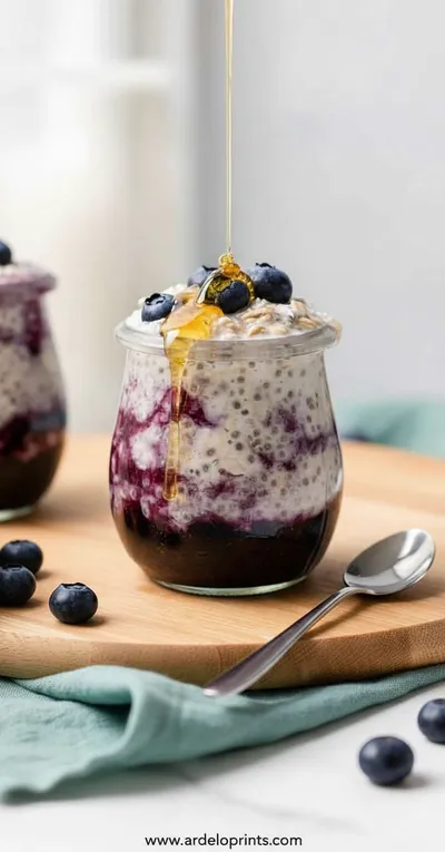Blueberry Overnight Oats Recipe