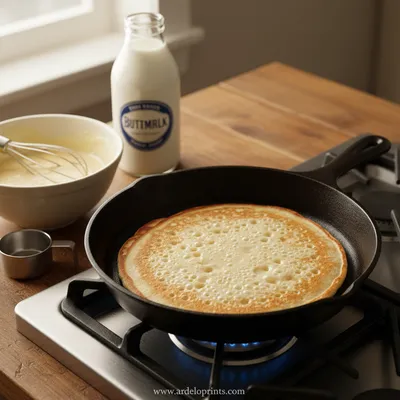 Buttermilk Pancakes Recipe - ingredients preparation