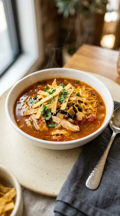 Easy Chicken Tortilla Soup