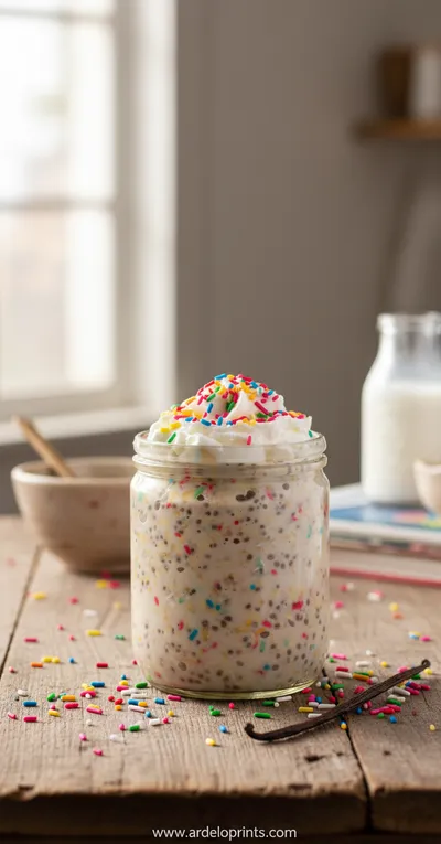 Cake Batter Overnight Oats