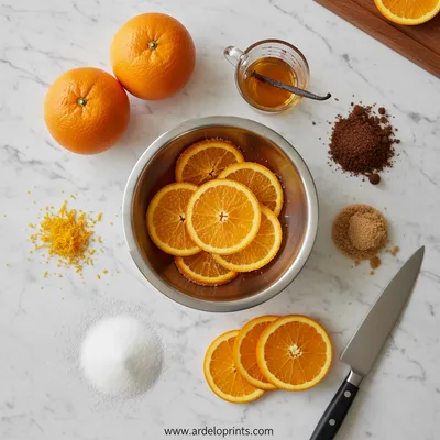 Candied Orange Slices – Sweet & Zesty Treat - cooking process