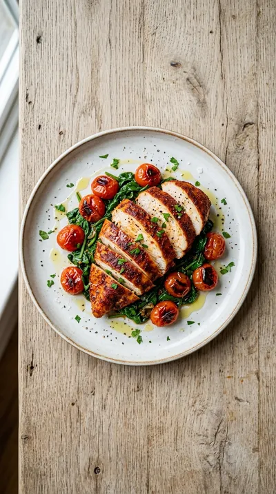 Juicy Air Fryer Chicken Breast - cooking process