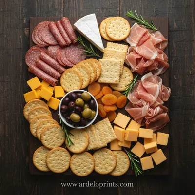 Perfect Festive Charcuterie Board Ideas - cooking process