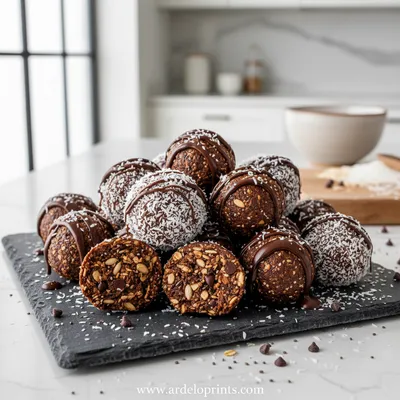 Chocolate Coconut Energy Balls Recipe