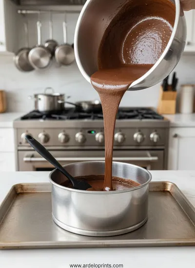 Chocolate Cottage Cheese Cheesecake - ingredients preparation