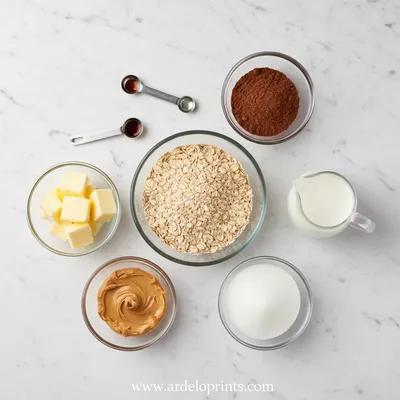 Chocolate No Bake Cookies – Easy 10 Minute Recipe - cooking process