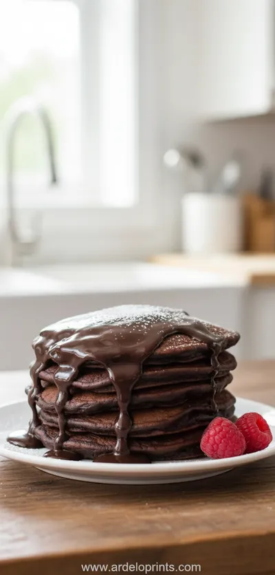 Chocolate Pancakes Breakfast Recipe