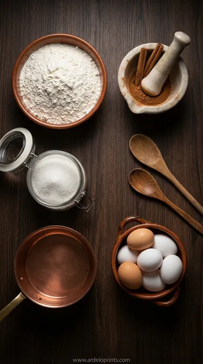 Easy Churros Recipe: Sweet Mexican Dessert - ingredients preparation