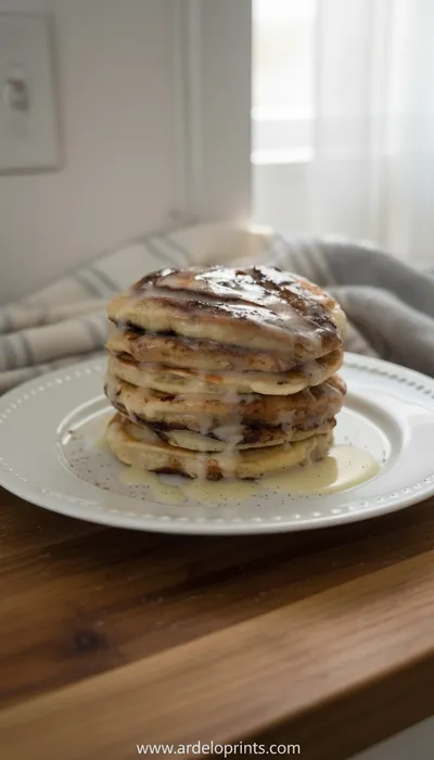 Cinnamon Roll Pancakes Recipe