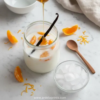 Coconut Orange Glow – Creamy Citrus Delight - cooking process