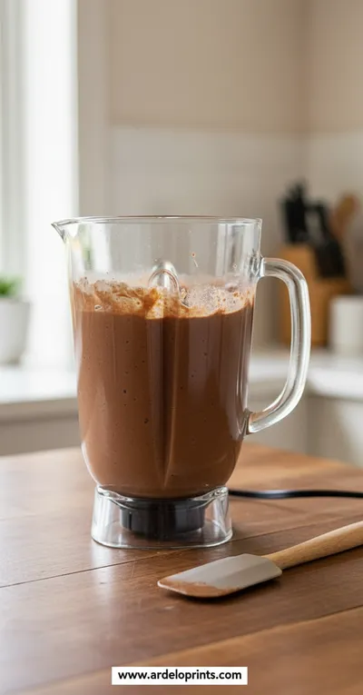 Creamy Chocolate Cottage Cheese Ice Cream - ingredients preparation