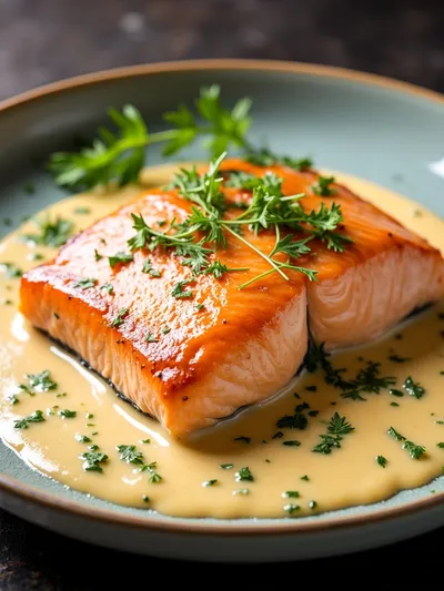 Creamy Garlic Salmon