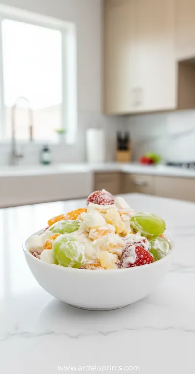 Creamy Vanilla Pudding Fruit Salad