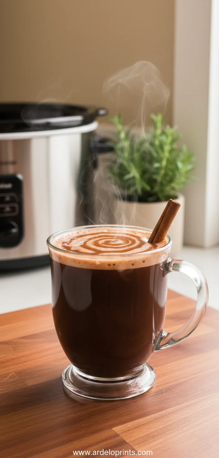 Crockpot Hot Chocolate Recipe - feature image