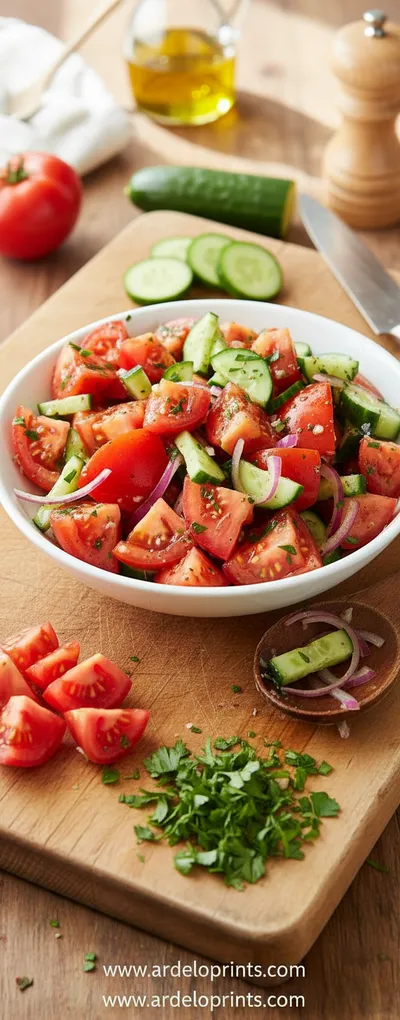 Cucumber and Tomato Salad - Fresh & Easy