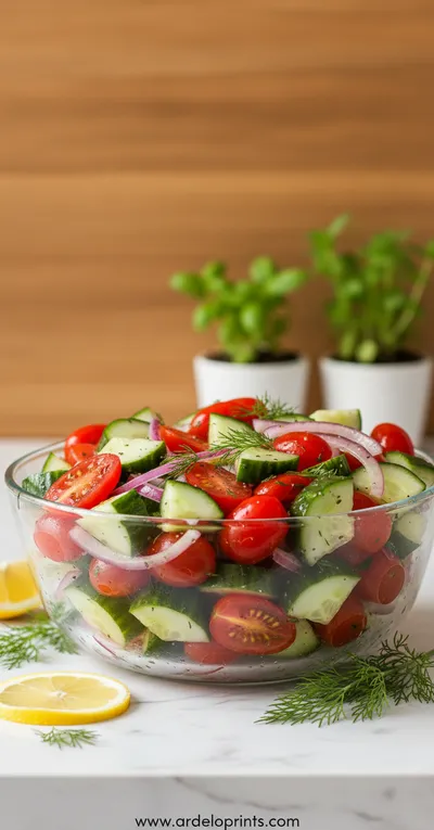 Cucumber Tomato Salad Recipe