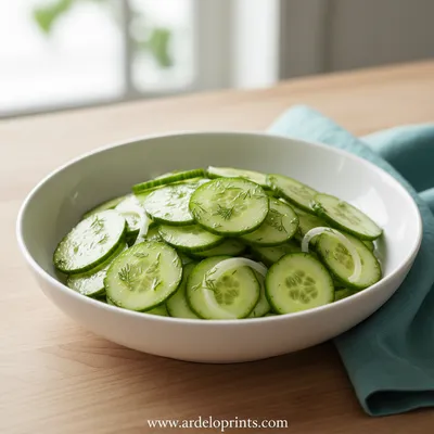 Cucumber Vinegar Salad: Easy Swedish Style