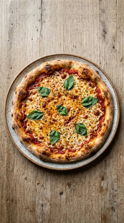 Quick Sourdough Discard Pizza Dough - cooking process