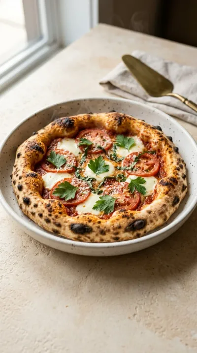 Sourdough Pizza Crust – Crispy Chewy Tangy Dough