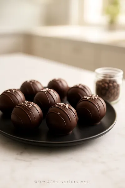 Dark Chocolate Protein Balls - No Bake Low Carb