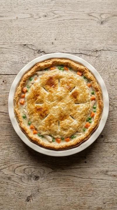 Classic Chicken Pot Pie with Flaky Crust - cooking process