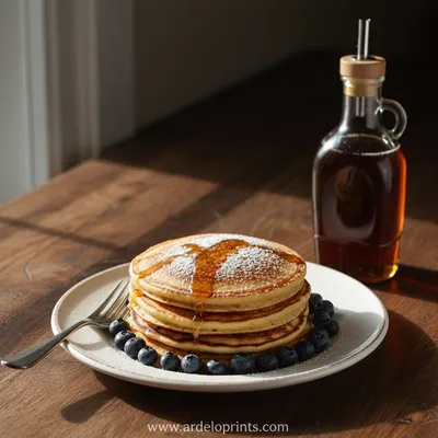 Easy Pancake Recipe For A Delicious Breakfast - ready to serve
