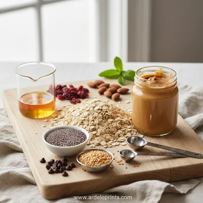 Energy Balls: Healthy No-Bake Snack - cooking process