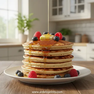 Fluffy American Pancakes Recipe