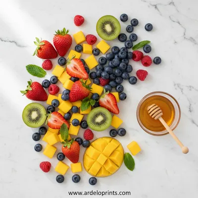 Fruit Salad – The Very Best Fruit Salad - cooking process
